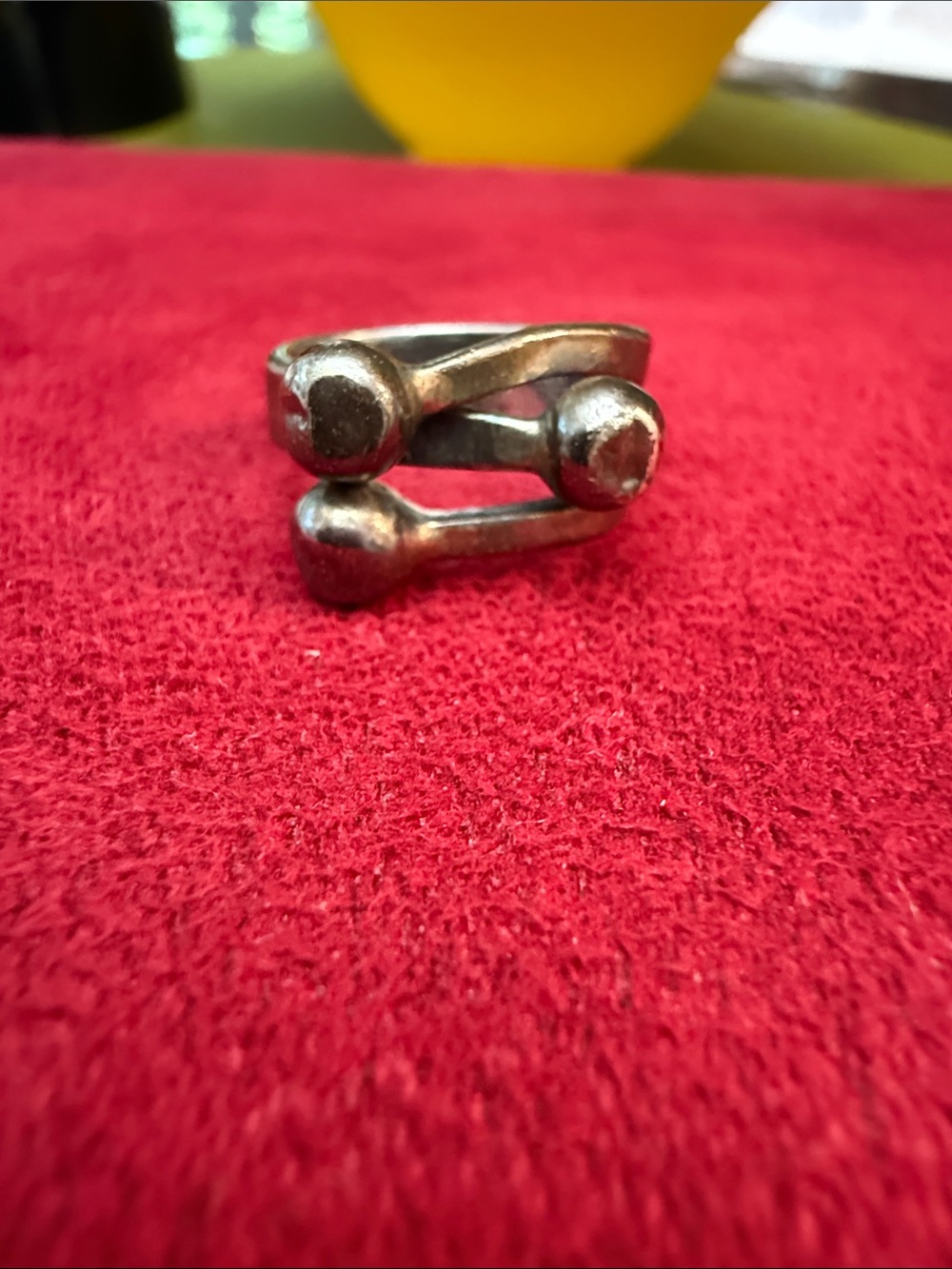 Vintage Anna Greta Eker Sterling Scandanavian Jester Bracelet, ring, pendant - Picture 8 of 14